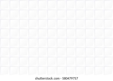 White background with seamless double squares geometric texture