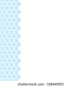 white background set of snowflakes for scrapbooking
