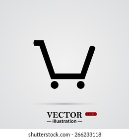 White background with shadow.  put in shopping cart , vector illustration, EPS 10