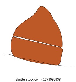 white background, simple doodle hat