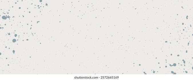 White background with a speckled texture, featuring scattered gray splatters. The background is minimalist and the gray adds subtle contrast. Aesthetic background vector. White background.