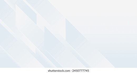 white background with square shape, abstract gray background, modern banner concept.