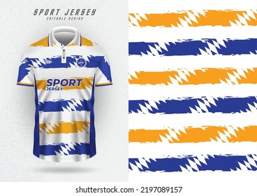 A white background with stripes of blue and yellow
