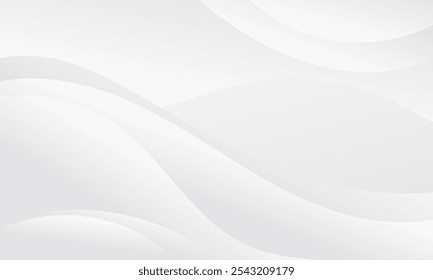 A white background with subtle curves and a soft gradient, creating a minimalist and modern design.