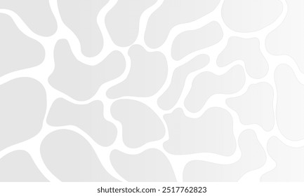 White Background with Subtle Gray and White Botanical Accents