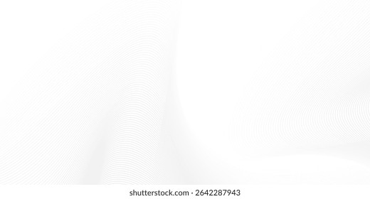 Um fundo branco com um padrão sutil e repetitivo de linhas curvas finas, criando uma textura suave e fluente para o interesse visual. O design aumenta a profundidade sem distrair.