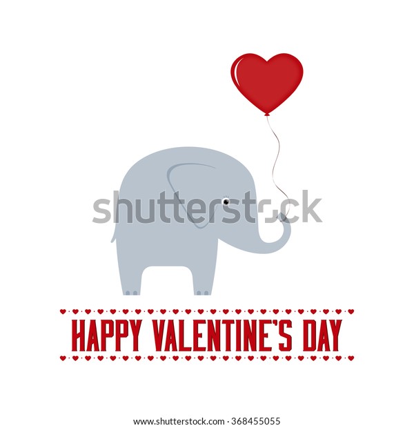 elephant valentines teddy