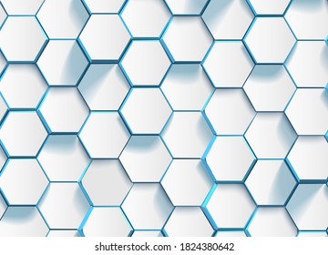 Textura de fondo blanco. Ilustración 3d, vector 3d.
