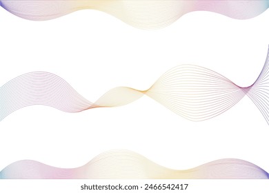 Textura de fondo blanco, gradación de color y líneas de onda.