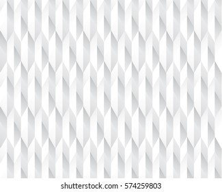 White background and texture. Paper pleats techniques vector and illustration.horizontal line.