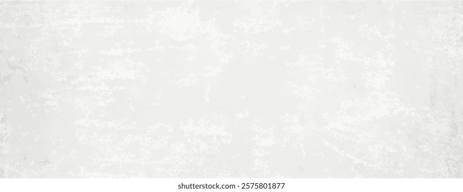 White background with a textured, grunge style. The background features a white, distressed look, adding depth and character. Rough concrete texture background. White background vector.