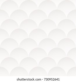 White background of textured structure. Seamless pattern of fish scales. Vector eps10