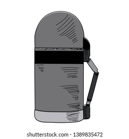 white background thermoss for hot drinks