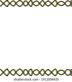 White background with two ornaments at the top and bottom of the page