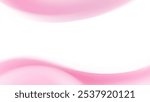 A white background with two pink gradient curves, one at the top and one at the bottom, forming a soft and abstract design.