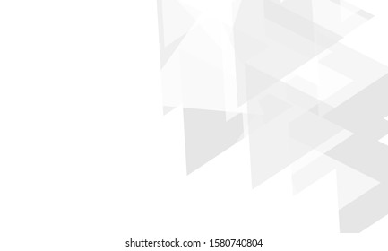 White background vector. Abstract geometric gradient wallpaper texture. Metallic illustration style. Template for website design and banner social media advertising