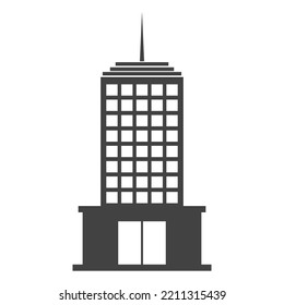 white background vector icon building design