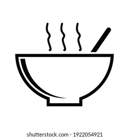 White background vector illustration bowl icon