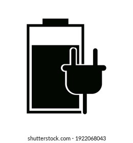 white background vector illustration carger icon