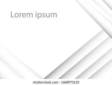 white background vector illustration, modern design background. gradient shape concept.