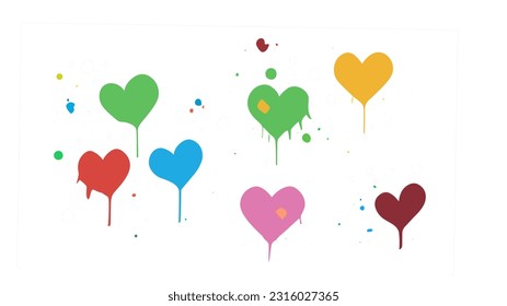 white background vector with love image Two halves make a whole, creating a heart shape. valentines day background