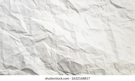 white background and wallpaper by crumpled paper texture, open space and the texture of crumbled paper. and textured background