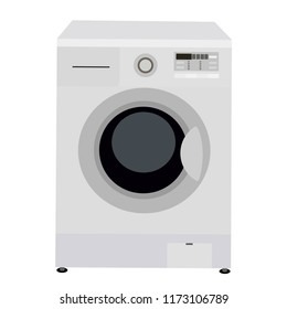 white background, washing machine, home appliances