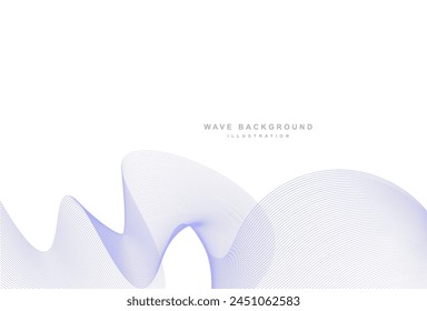 white background with wavy blue lines