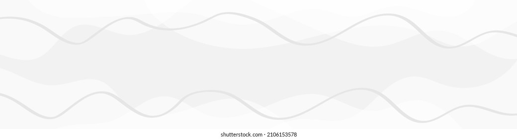 Fondo blanco con líneas onduladas, volante y plantilla de folleto. Textura abstracta gris para papel y cubierta.