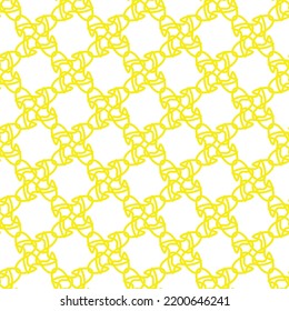 white background weave pattern.yellow seamless rhombus vector pattern on white background  repeating geometric patterns  Simple graphic design, mesh pattern, exotic, abstract square background.