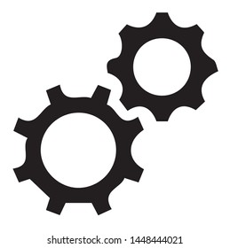 White background wheel services icon vector