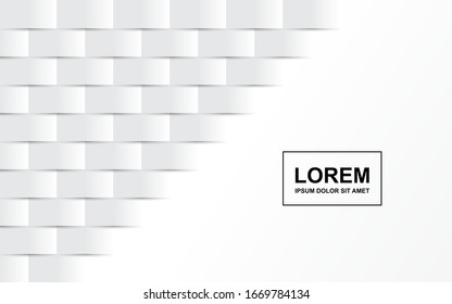 White background with woven paper texture. Abstract background perfect for template web design, cover design, poster, advertising