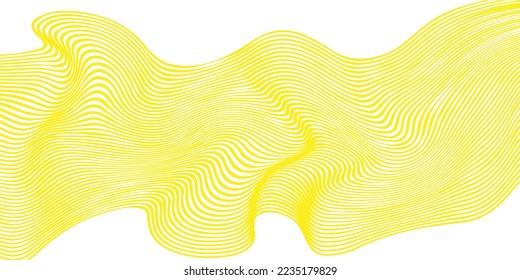 Fondo blanco y línea amarilla