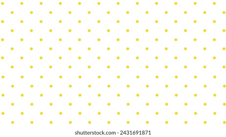 White background with yellow polka dot