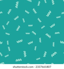 White Bacon stripe icon isolated on grey background. Square glass panels. Vector
