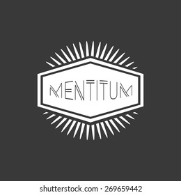 White badge, editable vector illustration isolated eps 10