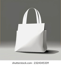 A White Bag Mockup Design