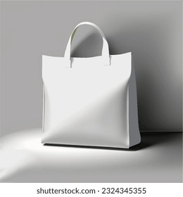 A White Bag Mockup Design