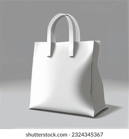 A White Bag Mockup Design