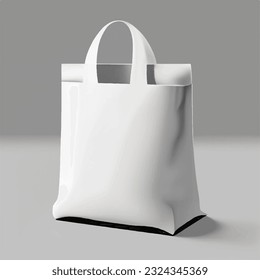 A White Bag Mockup Design