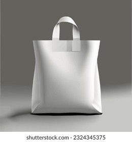 A White Bag Mockup Design