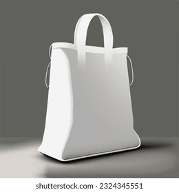 A White Bag Mockup Design