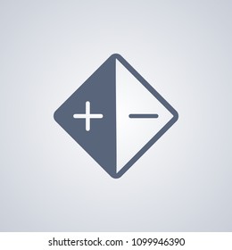 White balance, brightness and contrast , vector best flat icon on white background , EPS 10