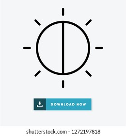 White balance vector icon