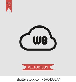 White balance vector icon, illustration symbol
