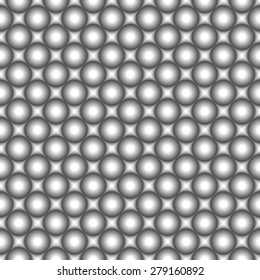 white balls in the cells. abstract background