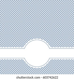 white banner with Copy Space on pointed pattern
