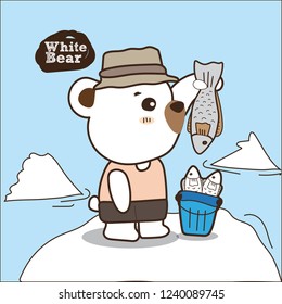 
white bear fishing 