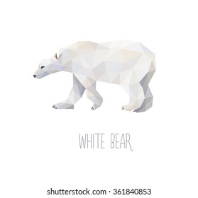 white bear polygons