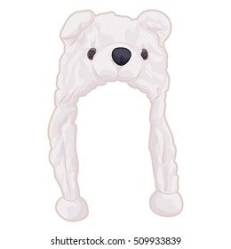 White Bear Winter Hat
